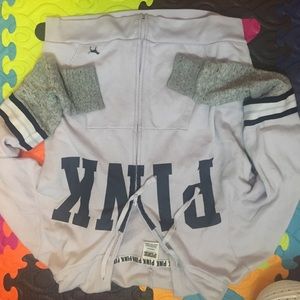 PINK Full zip jacket